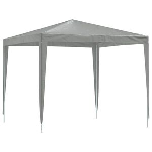 vidaXL &Scaron;ator za zabave 250 x 250 x 240 cm Svjetlosiva PE i čelik