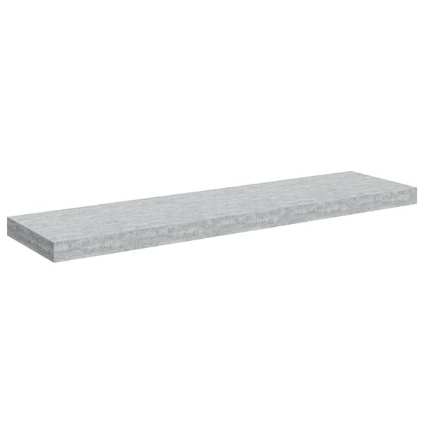 vidaXL Plutajuća zidna polica siva boja betona 90 x 23,5 x 3,8 cm MDF
