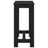 vidaXL Stol za bar Crni hrast 102 x 50 x 103.5 cm Konstruirano drvo
