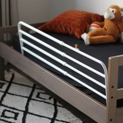 A3 Baby & Kids podesiva sigurnosna ograda za krevet Trombone bijela