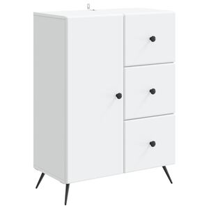 vidaXL Kreveta Bijela 66 x 34,5 x 90 cm Konstruirano drvo
