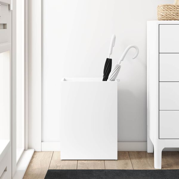 vidaXL Stalak za ki&scaron;obran Bijelo 40 x 20 x 55,5 cm Konstruirano drvo