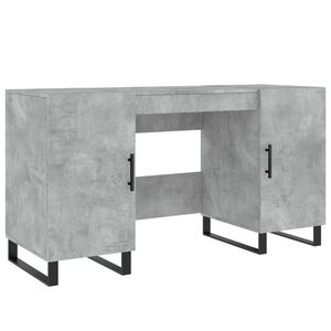 vidaXL Radni stol boja betona 140 x 50 x 75 cm od konstruiranog drva