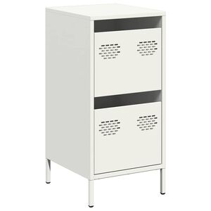 vidaXL Komoda bijela 35x39x73,5 cm od hladno valjanog čelika