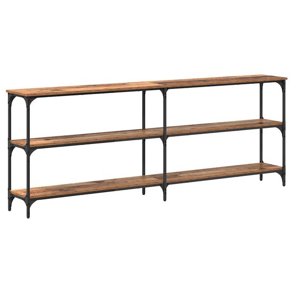 vidaXL Konzolna stolica Staro drvo 200 x 29 x 75 cm