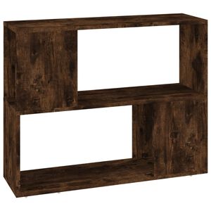 vidaXL Ormarić za knjige / pregrada boja dimljenog hrasta 80x24x63 cm