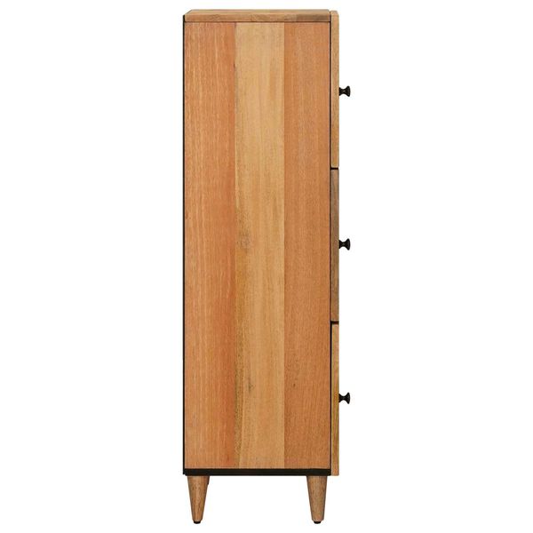 vidaXL Highboard s vratima Prirodna 40 x 33 x 110 cm Čvrsto drvo manga