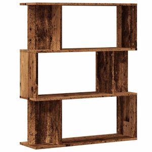 vidaXL Ormar za knjige staro drvo 80x24x96 cm konstruirano drvo