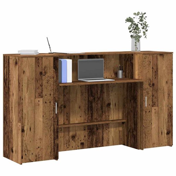 vidaXL Recepcijski stol 180x50x103,5 cm od konstruiranog drva