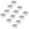 vidaXL LED podna svjetla 12 kom 100 x 100 x 68 mm