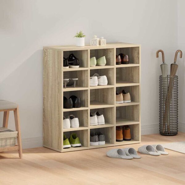 vidaXL Ormar za cipele s policom Sonoma hrast 77,5 x 30 x 83,5 cm