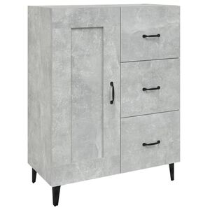vidaXL Komoda siva boja betona 69,5 x 34 x 90 cm od konstruiranog drva