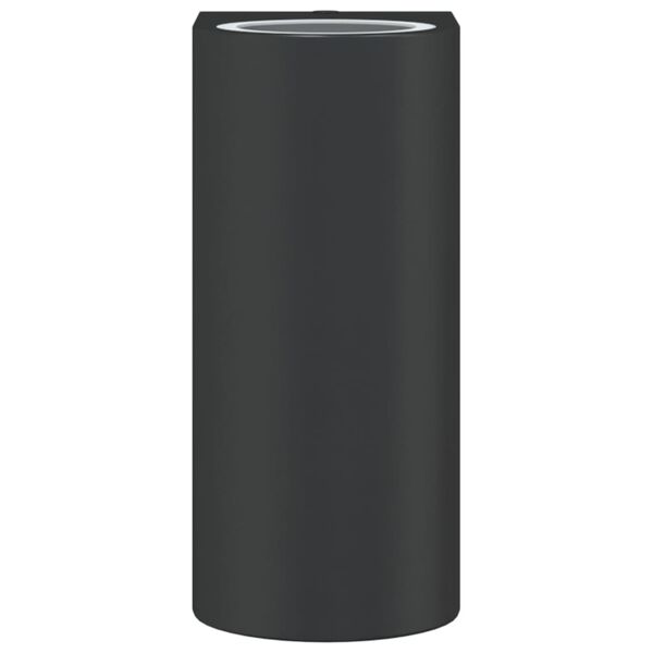 vidaXL Vanjska zidna svjetiljka crna od lijevanog aluminija