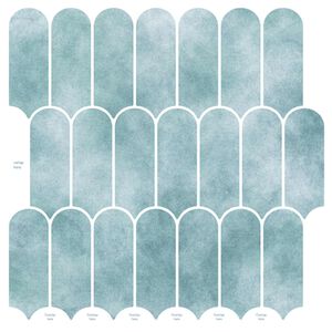 vidaXL Pernata pločica 20 pcs Zelena 30 x 30 cm Poliuretan i PET