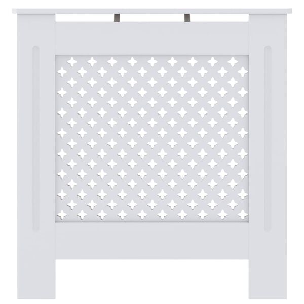 vidaXL Pokrov za radijator MDF bijeli 78 cm