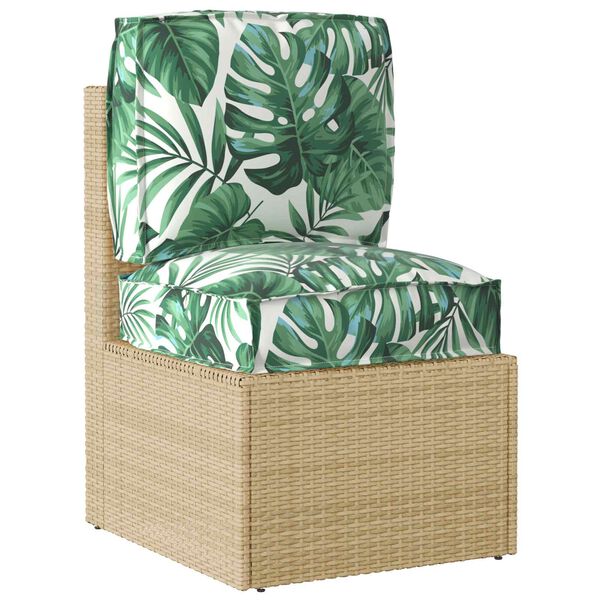 vidaXL Set jastučića za palete Cvjetni 2 pcs Zeleni Uzorak Lista