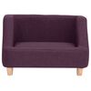 vidaXL Sofa za pse bordo 60 x 37 x 39 cm od platna