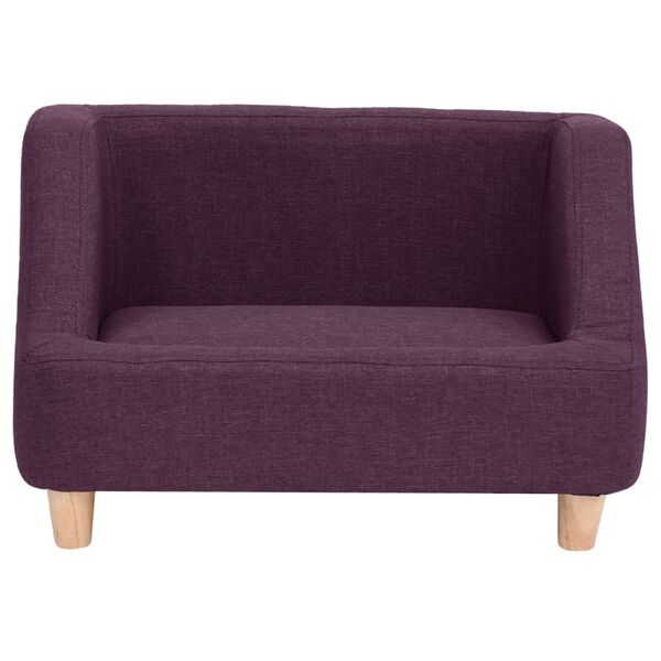 vidaXL Sofa za pse bordo 60 x 37 x 39 cm od platna