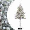 vidaXL Umjetno božićno drvce s kuglicama 120 cm 150 LED lampica