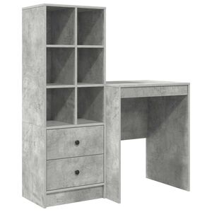vidaXL Stol Betonski sivi 105,5 x 50 x 127 cm 2 kom.