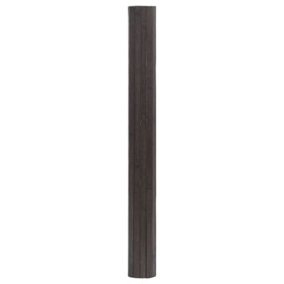 vidaXL Tepih pravokutni tamnosmeđi 70 x 300 cm od bambusa