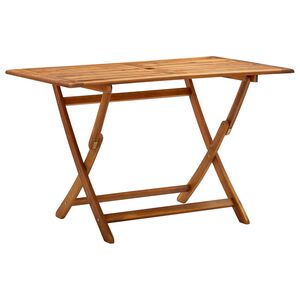 vidaXL Sklopivi vrtni stol 120 x 70 x 75 cm masivno bagremovo drvo