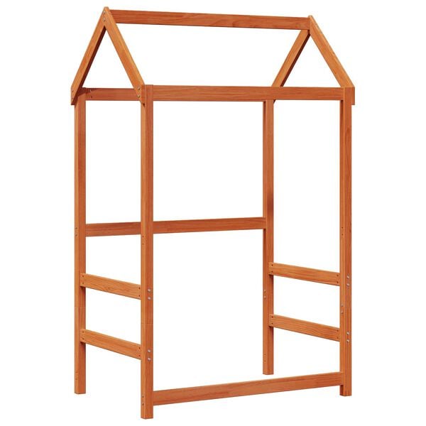 vidaXL Set Dnevnog Kreveta 3 pcs Vosak smeđa Čvrsto borovo drvo