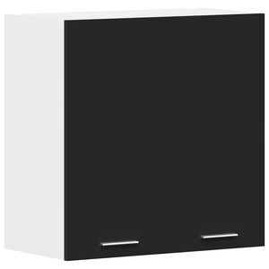 vidaXL Viseći ormarić "Lyon" Crni 60x31x60 cm Inženirsko drvo