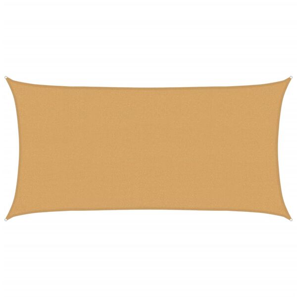 vidaXL Jedro za za&scaron;titu sunca 160 g/m&sup2; pravokutno pijeska 2x3,5m HDPE