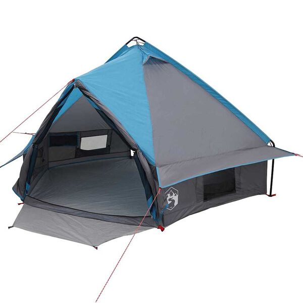 vidaXL Teepee šator s krovom Plava i siva 490 x 410 x 210 cm