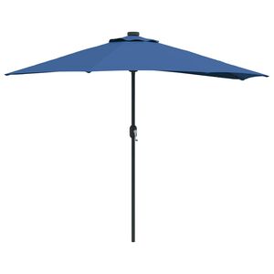 vidaXL Vrtni suncobran 294 x 150 x 224 cm Poliester i čelik
