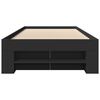vidaXL Okvir za krevet crni 90 x 190 cm od konstruiranog drva