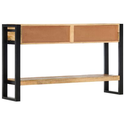 vidaXL Konzolni stol 130 x 30 x 76 cm od masivnog drva manga