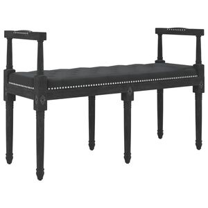 vidaXL Klupa crna 110 x 40 x 70 cm bar&scaron;unasta