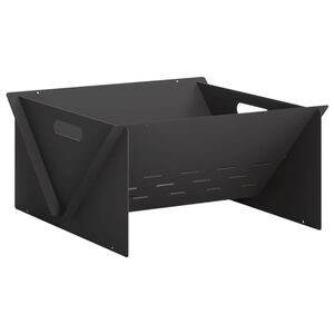 vidaXL Kamin Crna 40 x 40 x 20 cm Čelik