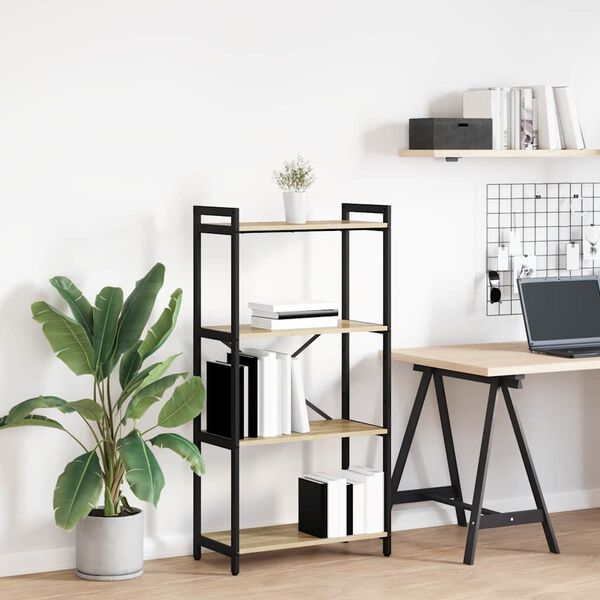 vidaXL Polica Sonoma hrast 40 x 30 x 85 cm Konstruirano drvo