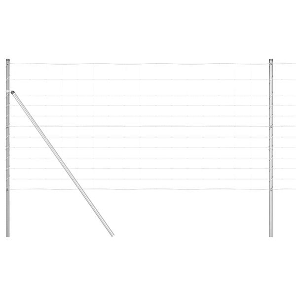 vidaXL Stup za ogradu Galvanizirano 50 x 1,2 m Čelik