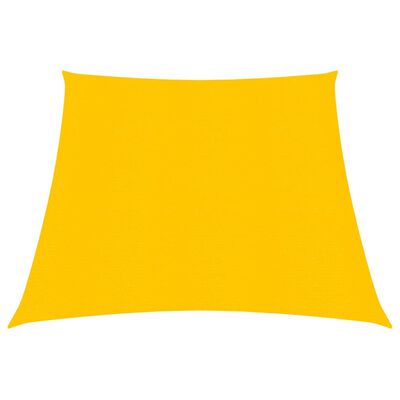 vidaXL Jedro za zaštitu od sunca 160 g/m² žuto 3/4 x 3 m HDPE