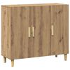 vidaXL Komoda boja hrasta artisana 90 x 34 x 80 cm konstruirano drvo
