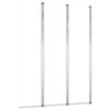 vidaXL Tuš-kabine od kaljenog stakla 2 kom 104 x 130 cm prozirne