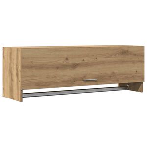 vidaXL Ormar Artisan hrast 100x32,5x35 cm izrađeno drvo