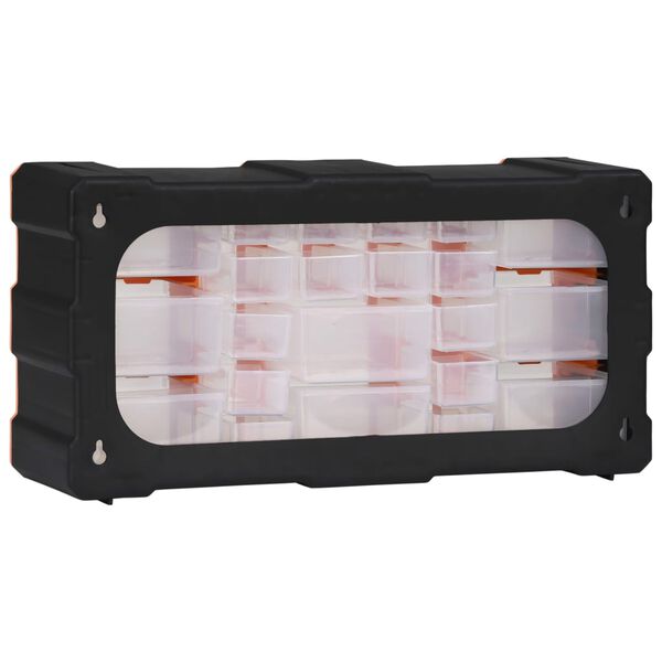 vidaXL Organizator s 22 ladice 49 x 16 x 25,5 cm