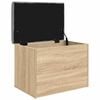 vidaXL Klupa za odlaganje Sonoma hrast 62x42x45 cm Konstruirano drvo