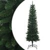 vidaXL Artificial Slim Christmas Tree 150 cm PE i PVC Zelena