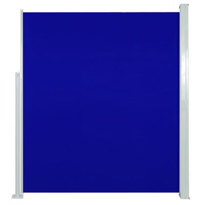 vidaXL Uvlačiva bočna tenda za terasu 160 x 300 cm plava