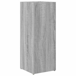 vidaXL Stalak za ki&scaron;obran s pohranom Siva Sonoma 25 x 24,5 x 64 cm