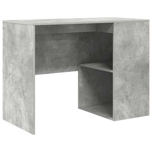vidaXL Stol Betonski sivi Konstruirano drvo 102 x 50 x 75 cm