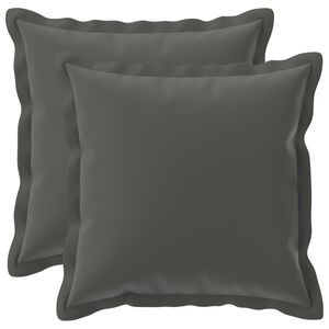 vidaXL Presvlaka za jastuk 2 kom. HOUTEN Antracit 30 x 30 cm Poliester