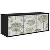 vidaXL TV ormar za montažu na zid GOTHA 102 x 33 x 40 cm Crni hrast