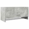 vidaXL Ormar siva boja betona 70 x 32,5 x 35 cm konstruirano drvo